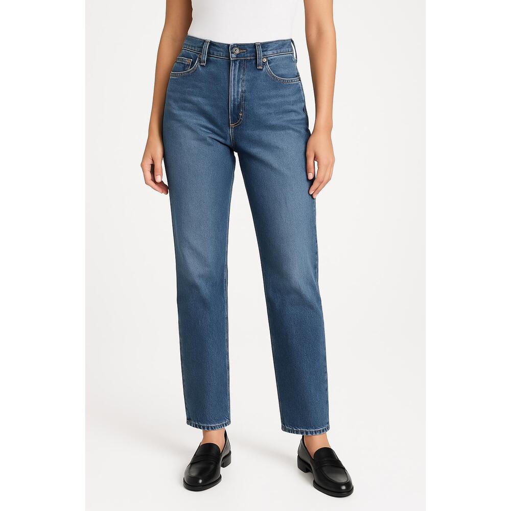 Polo Ralph Lauren Jeans Womens Blue HighRise Straight Vintage Classic‎ Size 12